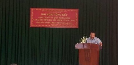 Hội nghị tổng kết công tác bầu cử đại biểu Quốc hội khóa XIV và đại biểu Hội đồng nhân dân các cấp nhiệm kỳ 2016 – 2021; tổng kết công tác Thi đua – Khen thưởng năm 2015